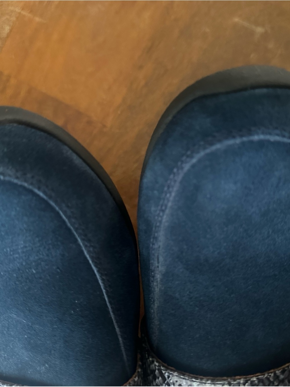 Vionic‎ Darla blue suede slip on comfort mules flats ladies 9.5 wide - Picture 6 of 8